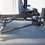 Airstream hitch with weight distribution and sway control